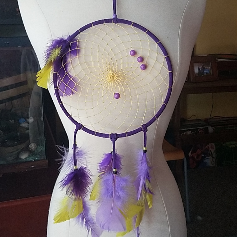 Dreamcatcher Purple/yellow